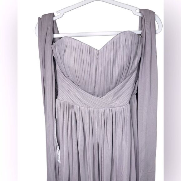 NWT Lipsy Bridesmaid multiway maxi dress in lavender size 2 - Picture 8 of 14